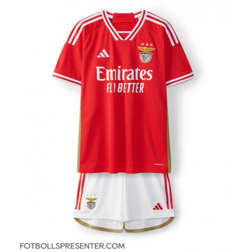 Benfica Hemmatröja Barn 2023-24 Kortärmad (+ korta byxor)